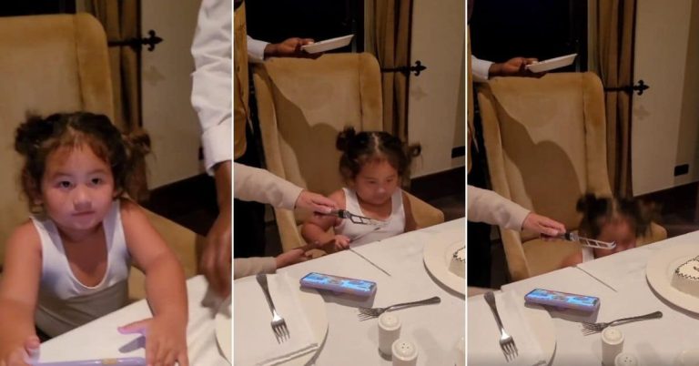 Derek Ramsay shares adorable reaction of Elias after falling off chair