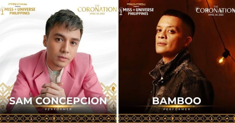 Sam Concepcion, Bamboo to perform at Miss Universe coronation