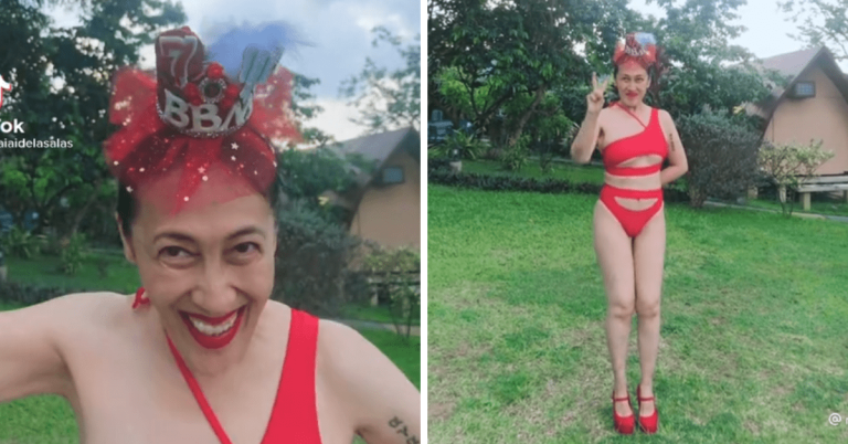 Ai-Ai Delas Alas dances in red swimsuit for BBM-Sara