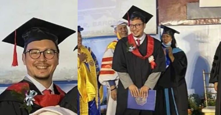 Baron Geisler finishes college with degree in theology