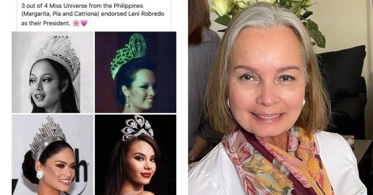 Miss Universe 1973 Margie Moran calls out fake news claiming she’s endorsing VP Leni Robredo