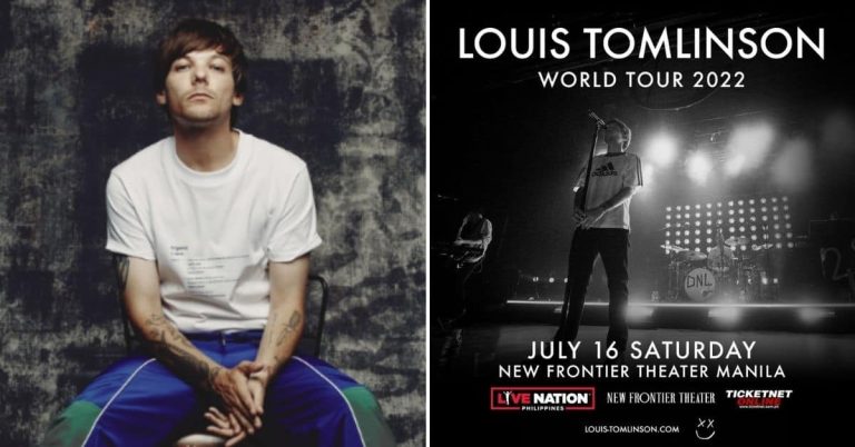 Former One Direction member Louis Tomlinson is coming back to Manila