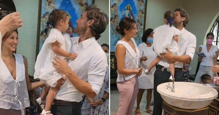 Solenn Heussaff and Nico Bolzico’s Baby Thylane gets baptized