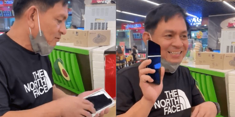 Former OFW receives brand-new iPhone from daughter as Father’s Day gift