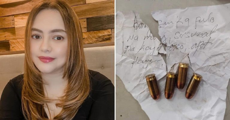 Angelika Dela Cruz receives letter with death threat and gun bullets