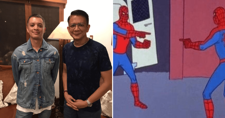 Coach Bamboo photographed with ‘lookalike’ Sen. Chiz Escudero