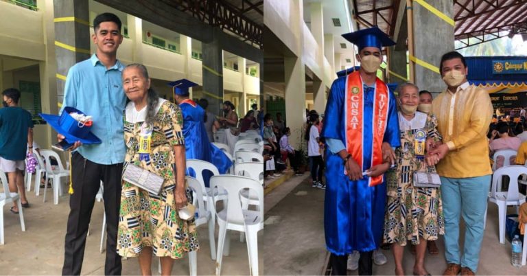 High school student from Biliran dedicates graduation to grandma who raised him