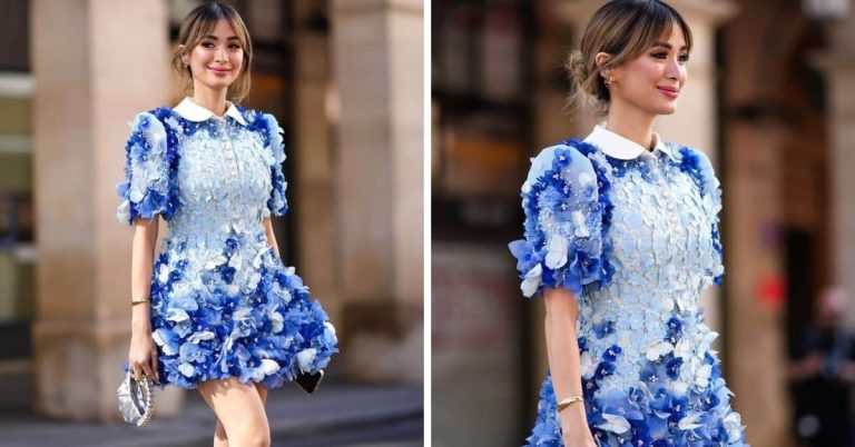 Heart Evangelista dons Filipiniana inspired by late Sen. Miriam Santiago for Paris event