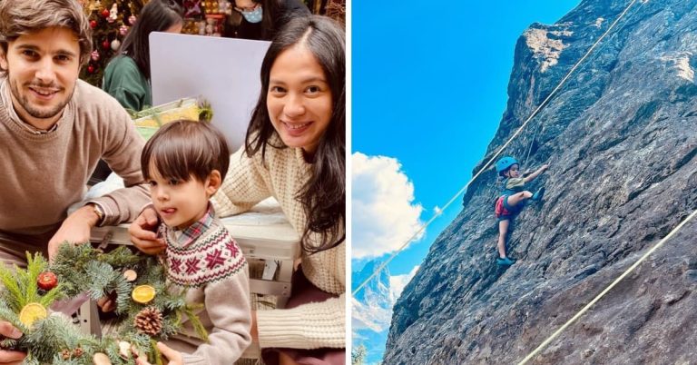 Isabelle Daza’s son Baltie enjoys rock climbing at 4 years old