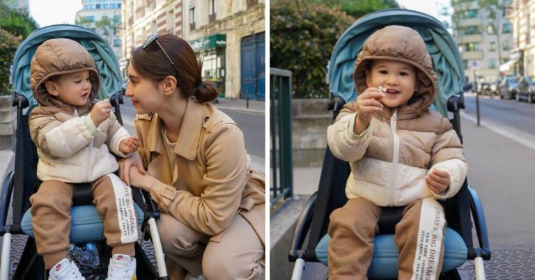 Coleen Garcia shares son Amari gives new meaning to ‘stop and smell the roses’