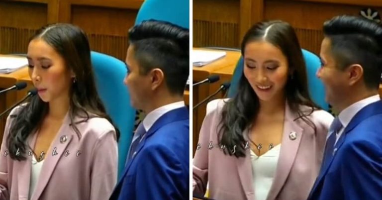 Sandro Marcos teasing Cavite Rep. Aniela Tolentino goes viral
