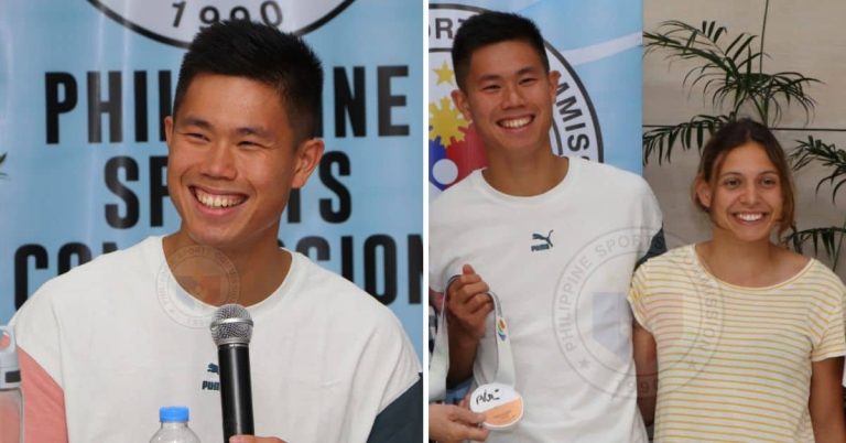 Pole vaulter EJ Obiena back in Manila with girlfriend for vacation