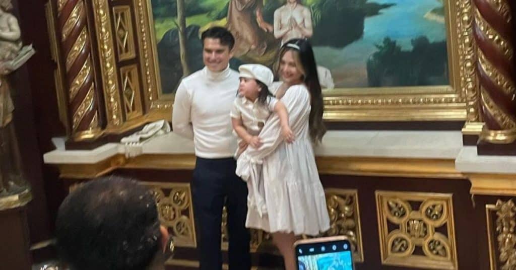 LOOK: Janella Salvador, Markus Paterson reunite for son Jude’s baptism and birthday