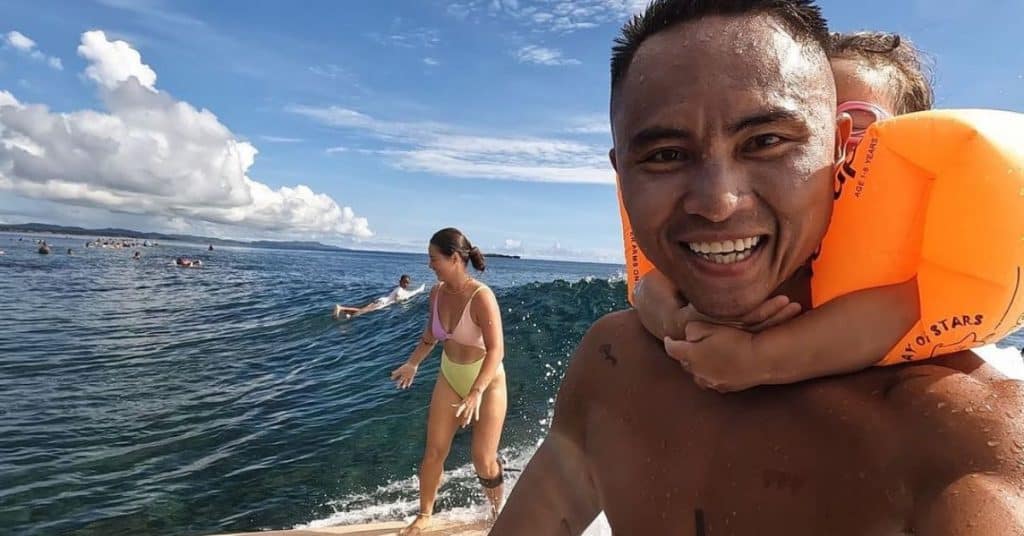 Andi Eigenmann shows all-out support for Philmar Alipayo in 26th Siargao Int’l Surfing Cup
