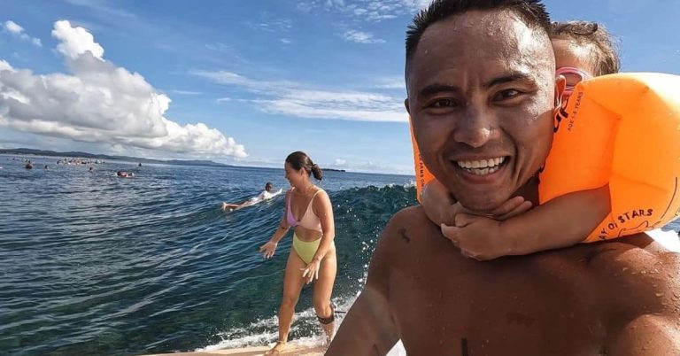 Andi Eigenmann shows all-out support for Philmar Alipayo in 26th Siargao Int’l Surfing Cup