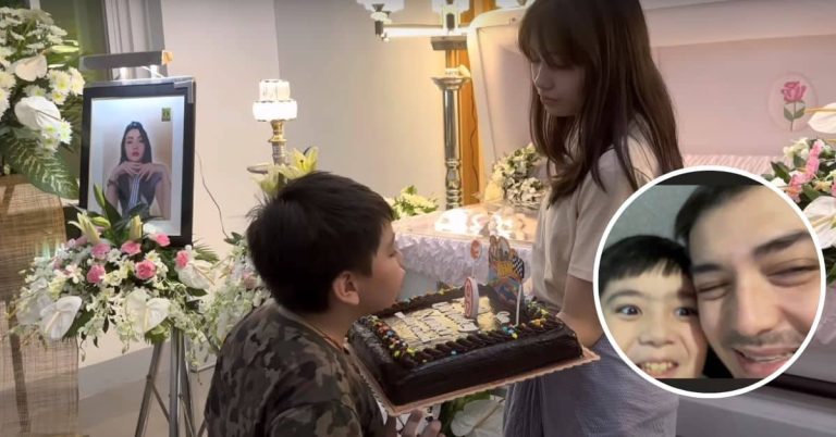 Andrew Schimmer’s son celebrates birthday at mom’s wake