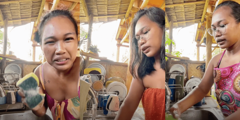 ‘CHISMISAN NA MAY KONTING HUGAS’: Woman known for ‘Hugas Serye’ on TikTok brings good vibes to viewers