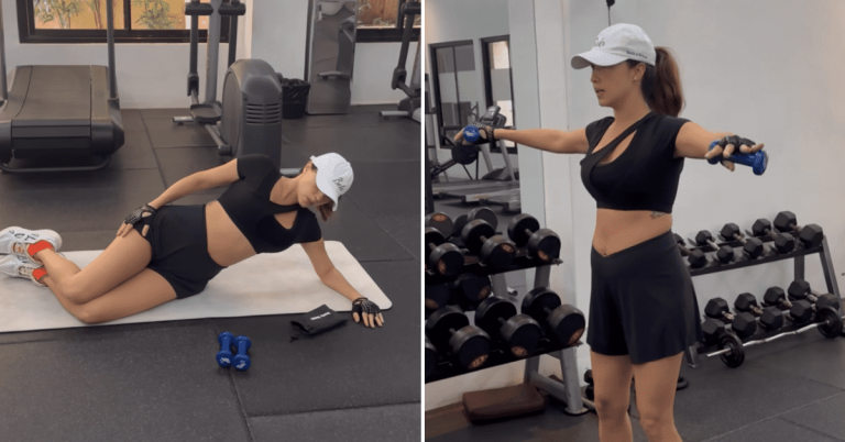 Solenn Heussaff is back at the gym a month after second pregnancy