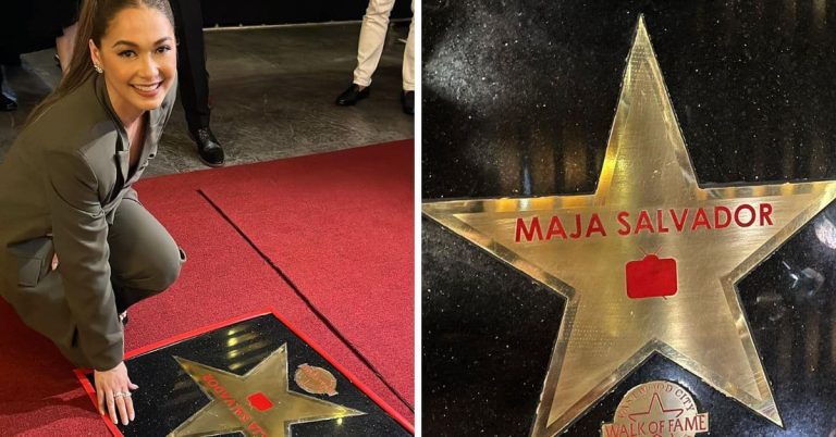 Maja Salvador gushes over Walk of Fame star