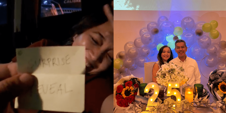 Husband surprises wife on 25th wedding anniversary with viral ‘index card’ challenge