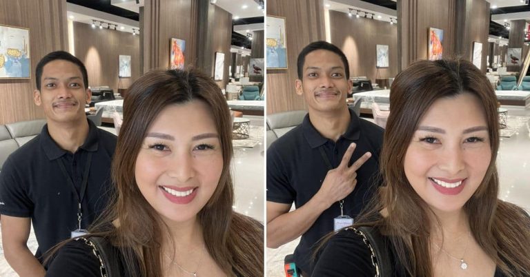 Netizens help furniture shop employee receive selfie with Sunshine Garcia