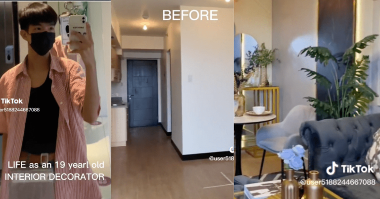 Teenager wows netizens after sharing a glimpse of his life as freelance interior decorator