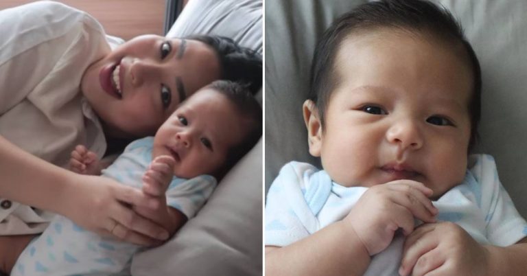 Rita Daniela reveals face of firstborn Baby Uno