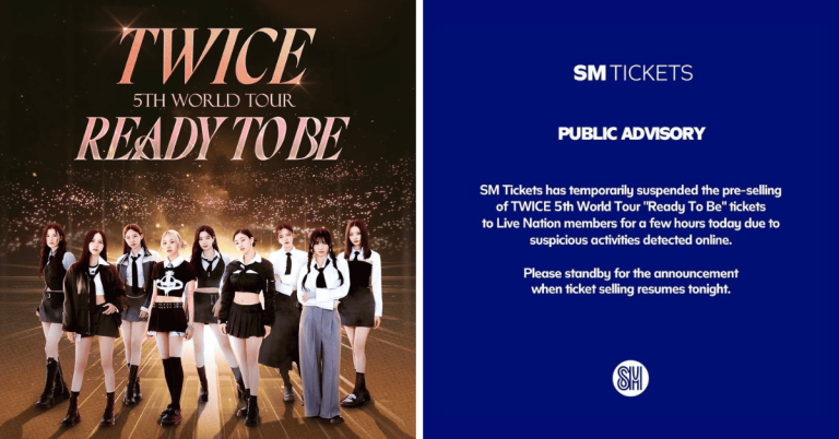 PH ONCEs experience snags during ticket pre-selling for TWICE’s Ready To Be concert in Manila