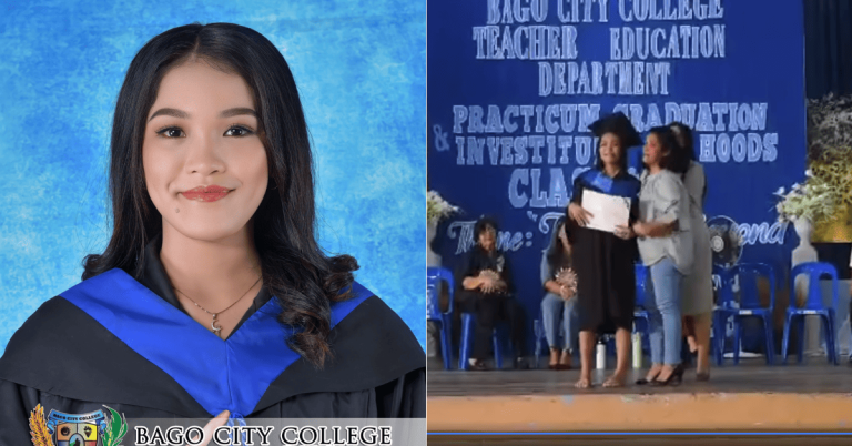 College student goes viral for walking barefoot on graduation day