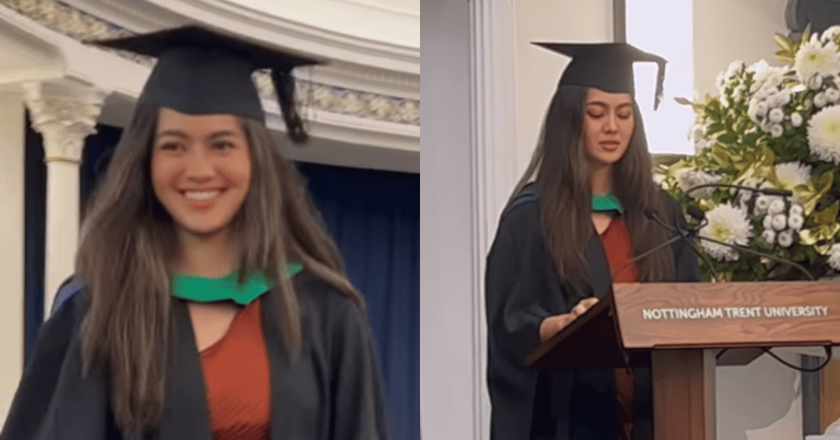 Atasha Muhlach graduates from UK college with honors