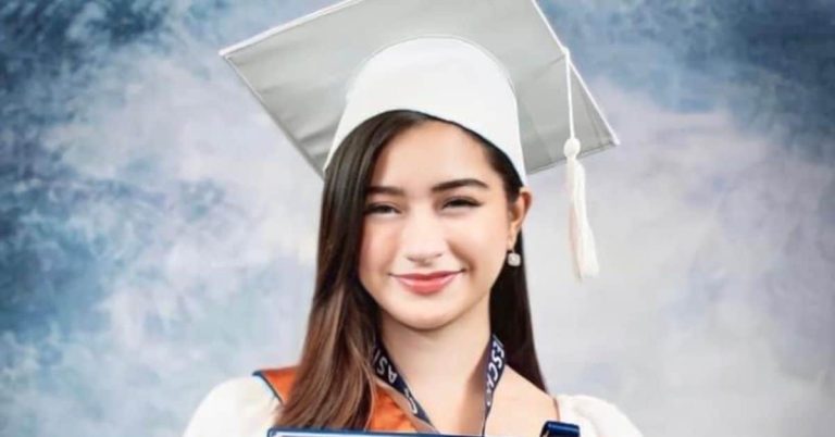 Jillian Ward graduates from high school as top student