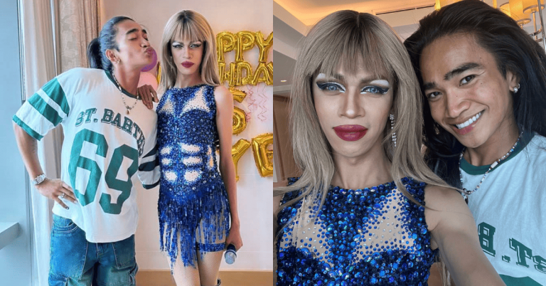 Bretman Rock meets drag queen Taylor Sheesh during Phl visit