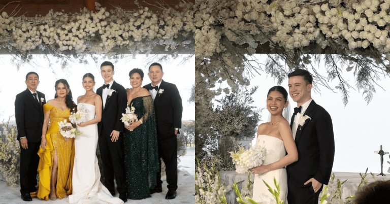 Sylvia Sanchez thankful to God for good weather on Arjo and Maine’s wedding day