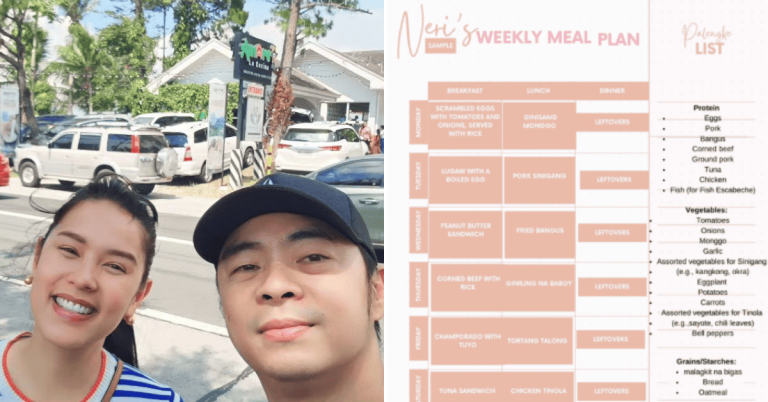 Chito Miranda defends wife Neri Naig from bashing over weekly meal plan