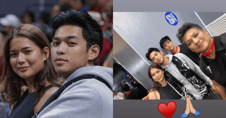 Ricci Rivero watches UAAP game with Leren Bautista, hits back at basher