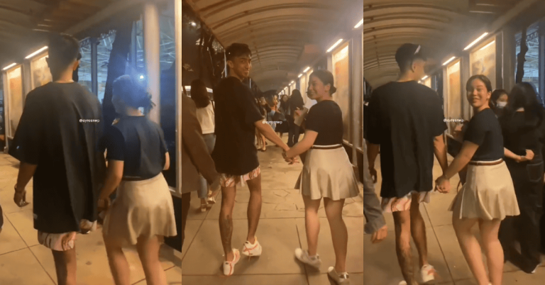 Kitty Duterte spotted with rumored boyfriend Evan Nelle at UST campus