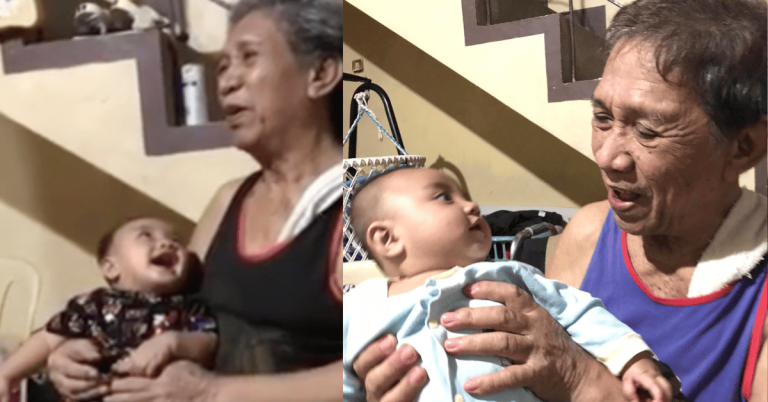 Netizens’ hearts melt after watching a video of blind lolo taking care of his apo