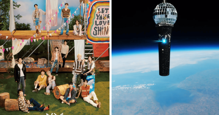 Sent Into Space launches a microphone to outer space for Seventeen’s ‘God of Music’ MV
