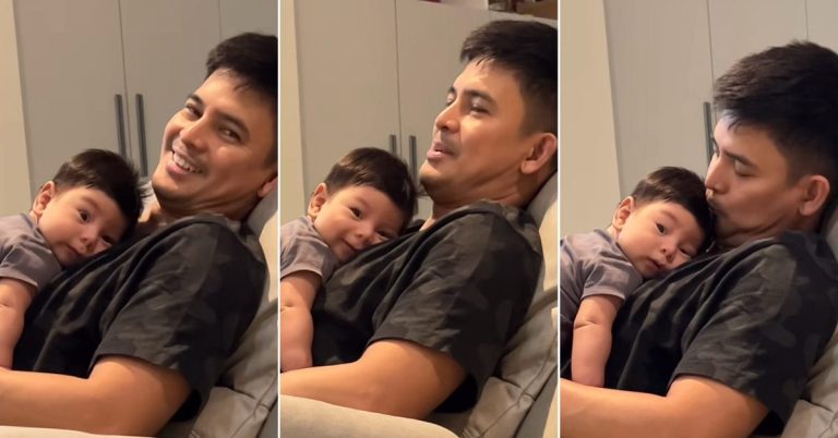 Netizens gush over Jason Abalos and Vicki Rushton’s baby boy