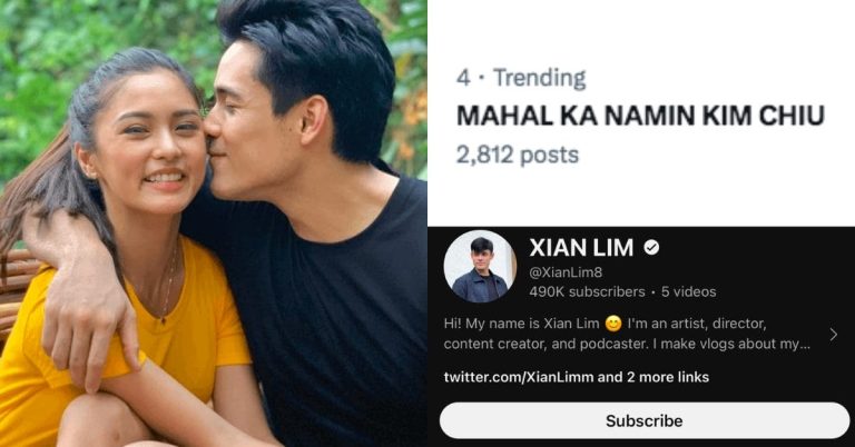 ‘MAHAL KA NAMIN KIM CHIU’ trends as Xian Lim removes videos with Kim Chiu on YouTube