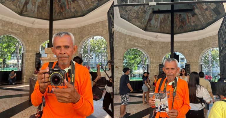 When in Cebu: 70-year-old photographer provides old school remembrance to tourists