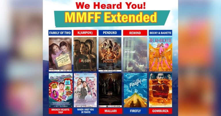 MMFF 2023 reaches P1B earnings, extends screenings for all 10 films