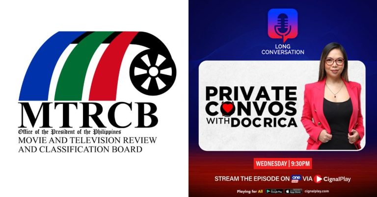MTRCB firm on decision to ban airing of ‘Private Convos with Doc Rica’