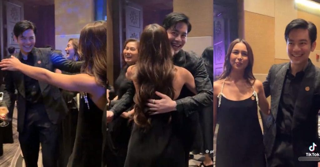 Netizens get ‘kilig’ over JoshLia reunion at Mr. M party