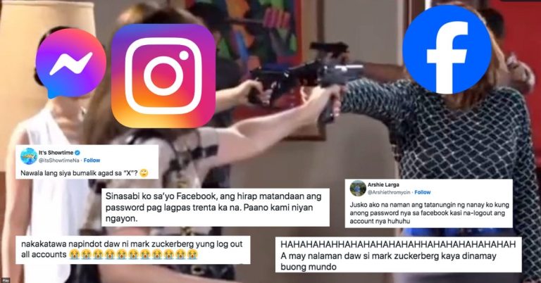 ‘Kinabahan kayo ‘no?’: Pinoy celebs, netizens hilariously react to temporary shutdown of Meta-owned apps