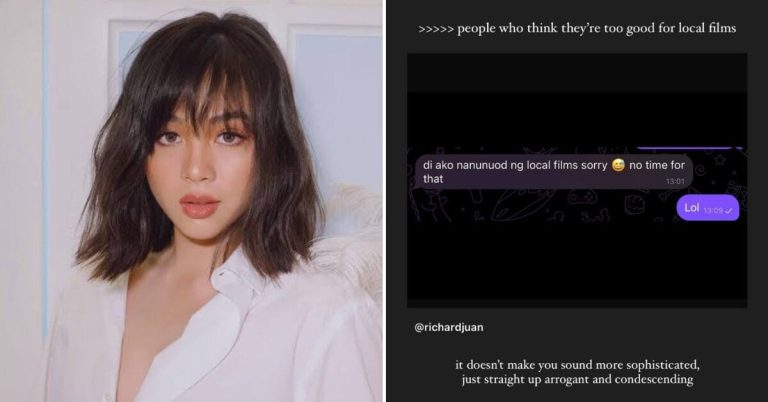 Janella Salvador criticizes netizen’s preference for foreign films over Pinoy films