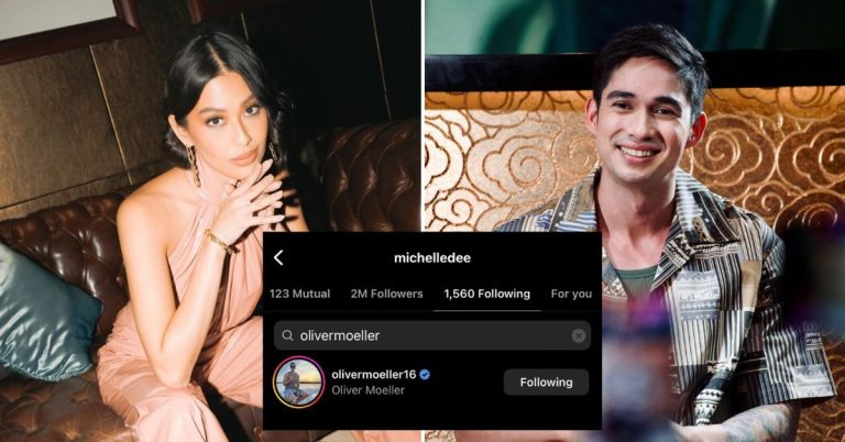 Michelle Dee follows back Oliver Moeller after unfollowing him on Instagram