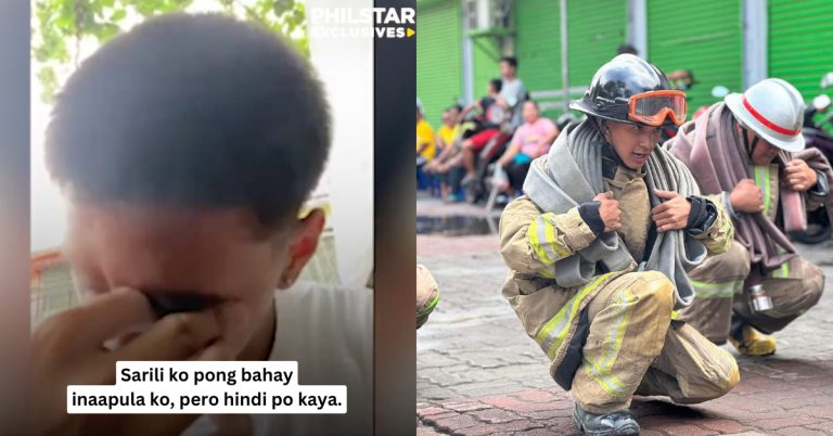 Volunteer firefighter breaks down after own home caught fire but chooses to continue his duty to save neighbor’s house