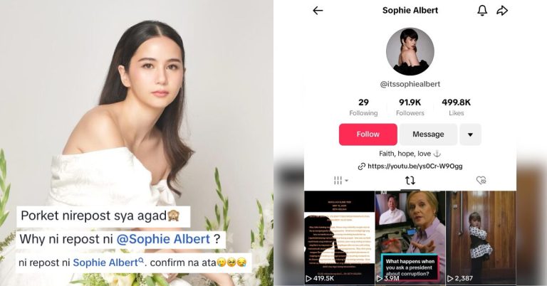 Sophie Albert reposts a TikTok blind item, sparks speculations