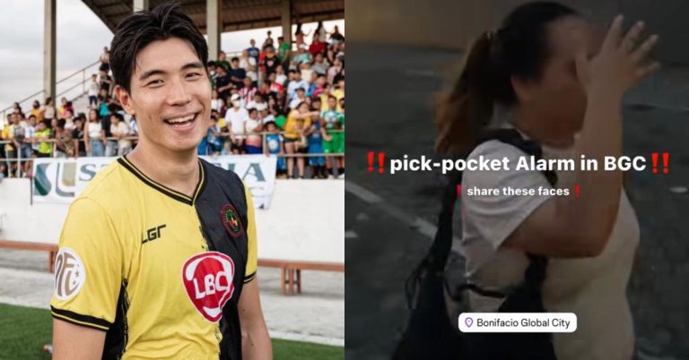 Professional Korean footballer Park Yi Young records pickpockets in BGC